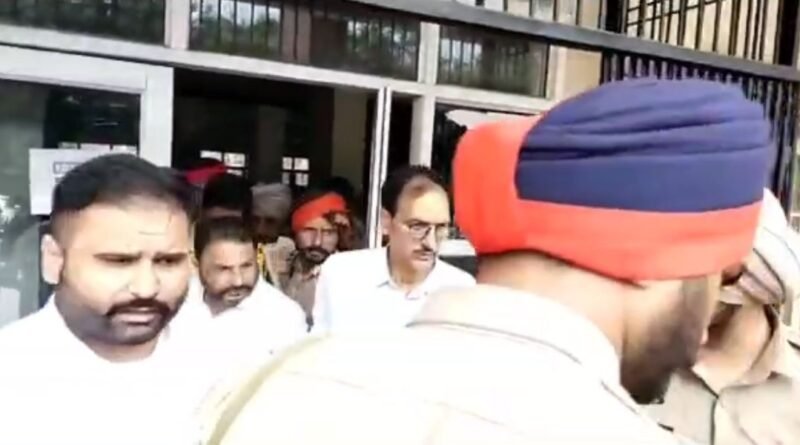 Former MLA Joginder Pal, who was caught in the illegal mining case, was presented in the court today