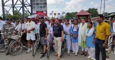 The 21st SSB took out an awareness rally to stop the use of single use plastic