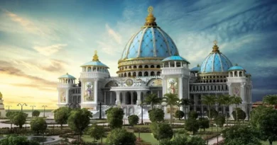 The construction of the world's largest temple is now in its final stages.
