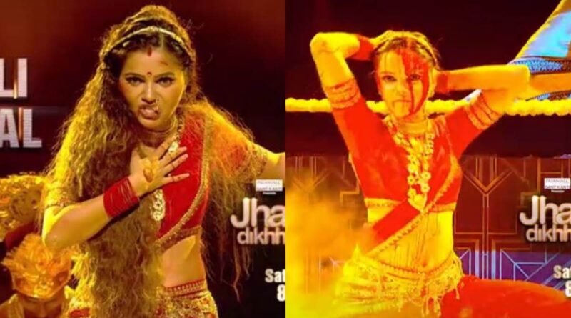 Rubina in the show dance reality show Jhalak Dikhhla Jaa