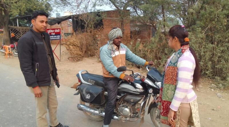 Akhil Bhartiya Goraksha Parishad gave road safety to two wheeler drivers in the month