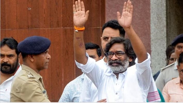 Hemant Soren took oath as Chief Minister of Jharkhand for the third time