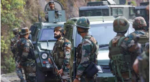 Terrorists opened fire on army vehicles in the remote Machedi area of ​​​​Kathua district of Jammu and Kashmir.