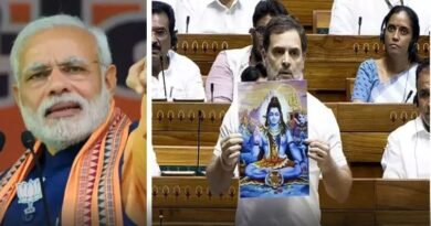 Rahul Gandhi attacked BJP by showing the picture of Lord Shiva