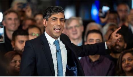 Rishi Sunak's statement came after the crushing defeat of the Conservative Party in the UK elections